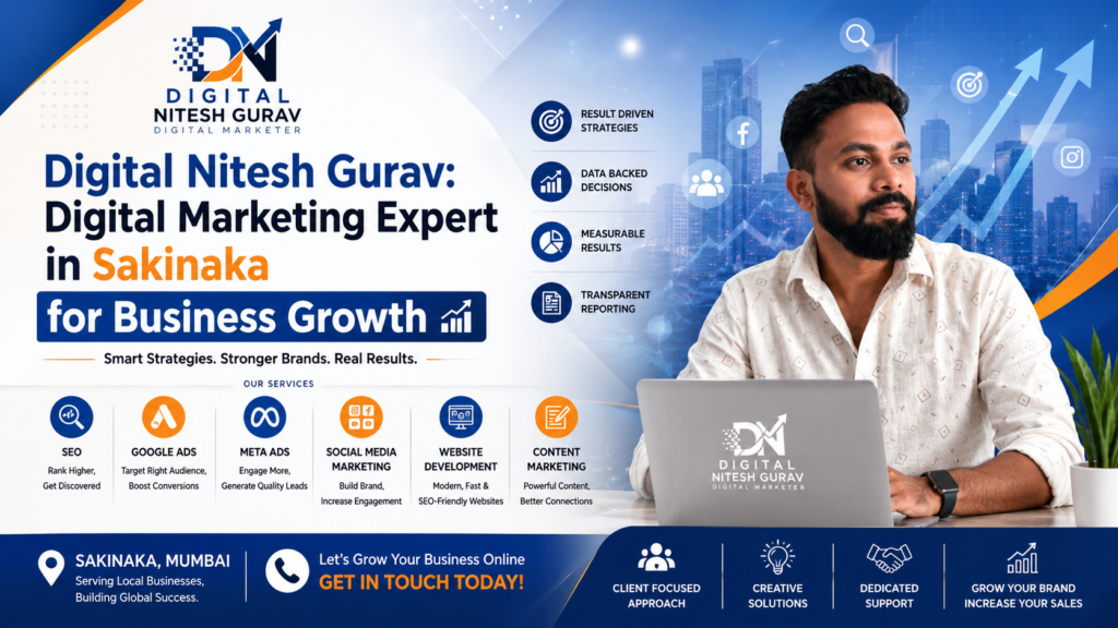 Digital Nitesh Gurav: Digital Marketing Expert in Sakinaka for Business Growth