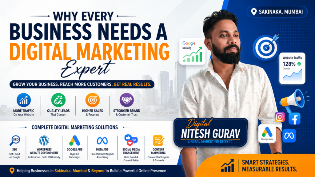 Why Every Business Needs a Digital Marketing Expert in Sakinaka, Mumbai