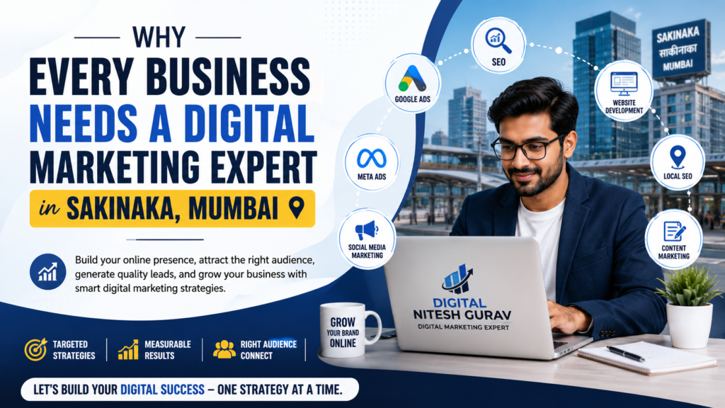 Why Every Business Needs a Digital Marketing Expert in Sakinaka, Mumbai