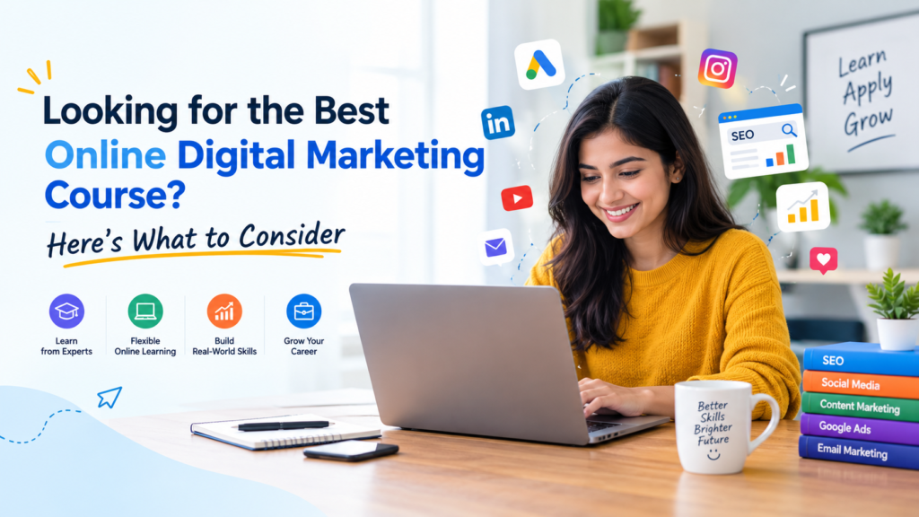 Looking for the Best Online Digital Marketing Course? Here’s What to Consider